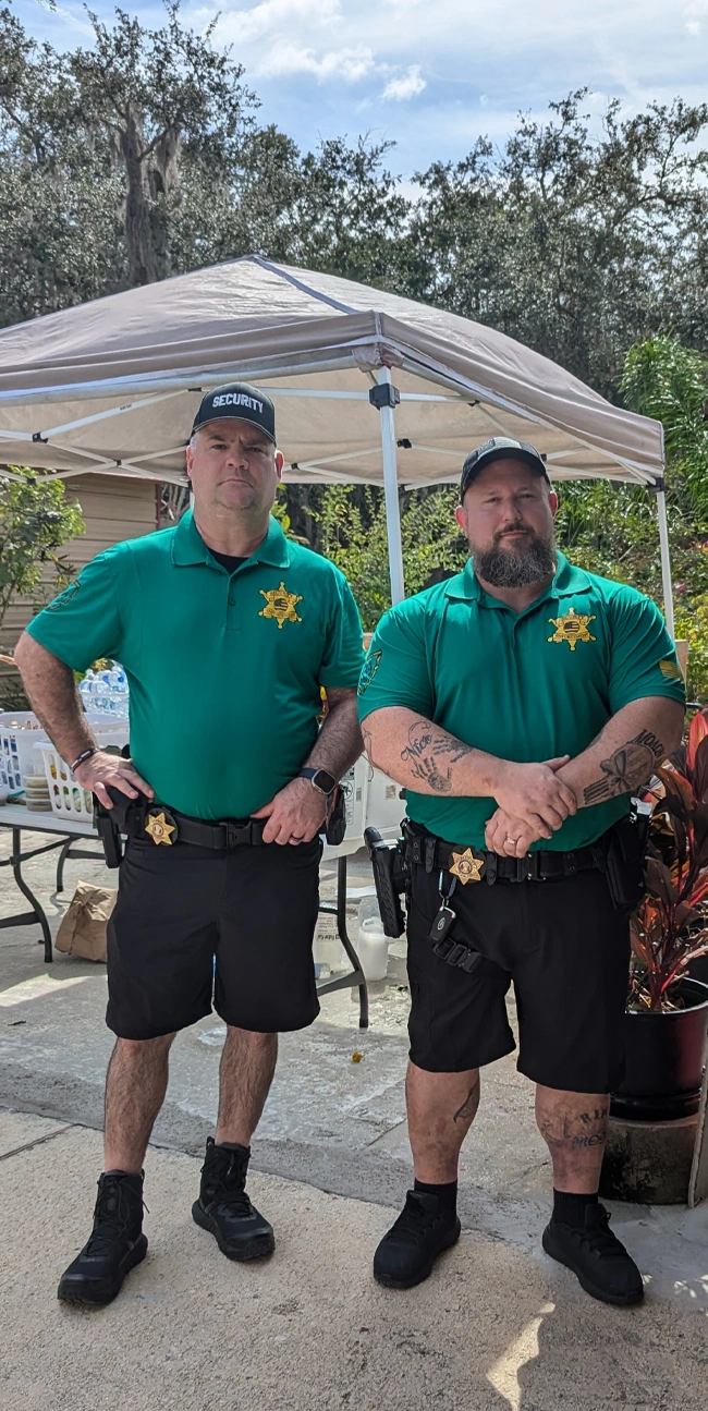TESS uniformed global security services ensuring professional protection.